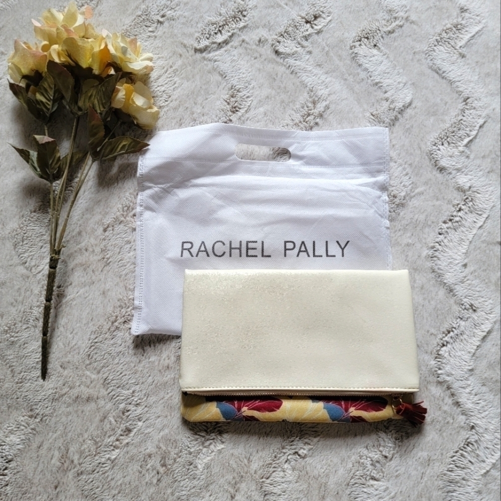 Rachel Pally Floral Printed Foldable‎ Bloom Clutch With Dust Bag